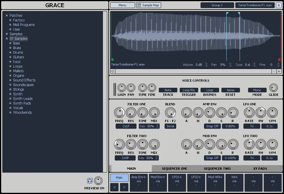 Grace interface