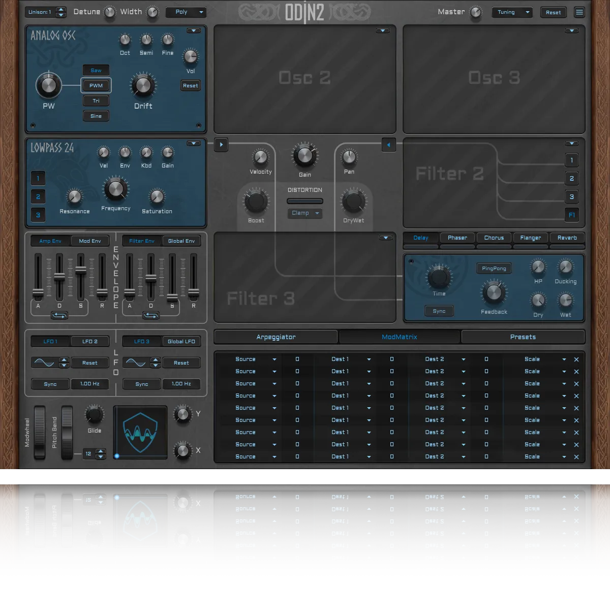 Odin 2 interface