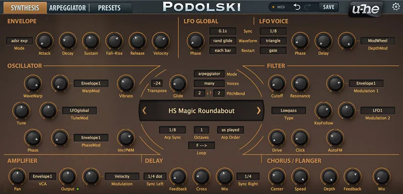 Podolski interface