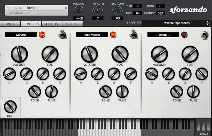 sforzando interface
